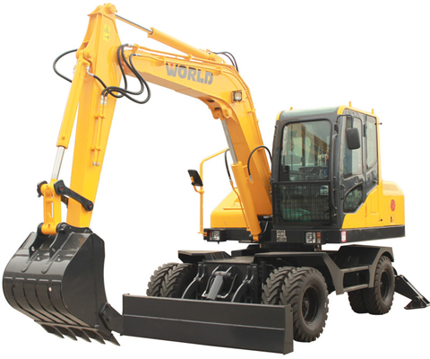 Construction works&amp;#194; &amp;#160; World W285W-9 8 Ton 0.3m3 Bucket Capacity Hydraulic Wheel Excavator
